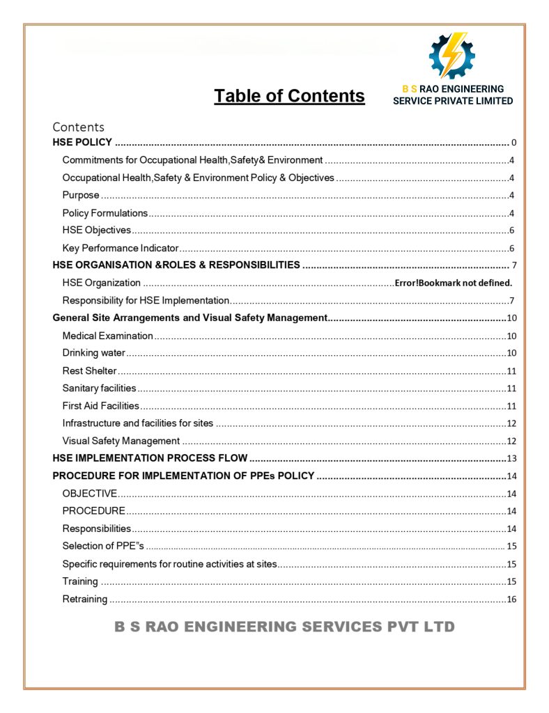 BS Rao Engineering Services Private Limited