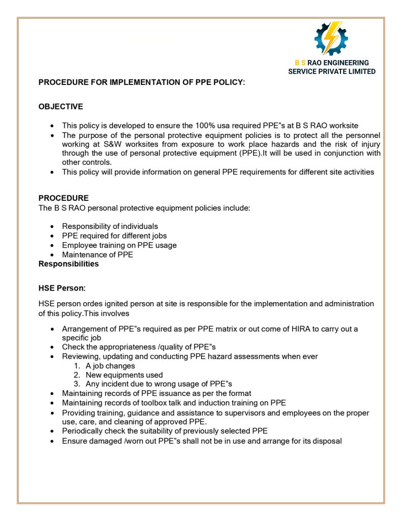 BS Rao Engineering Services Private Limited